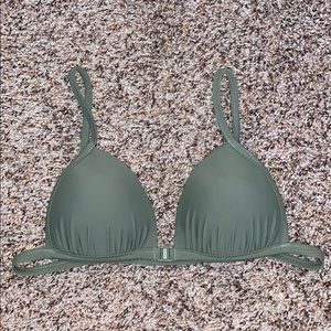 olive green bikini top